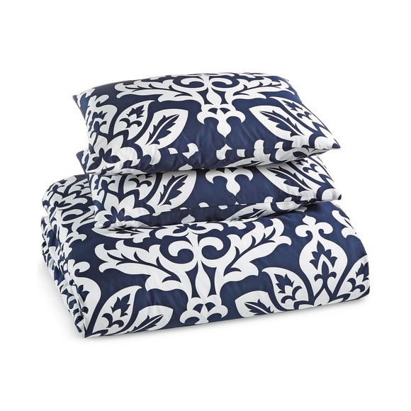 Charter Club Damask Designs 2-Pc Pima Cotton Medallion Damask Comforter Set TWIN - Picture 4 of 4